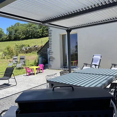 Maison De Charme Pres Des Volcans D'auvergne Avec Jardin, Terrasse, Cheminee, Ping-pong, Et Equipe. - Fr-1-742-557 度假居
